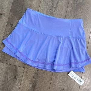 Lucky in Love lavender tier tennis skirt size large